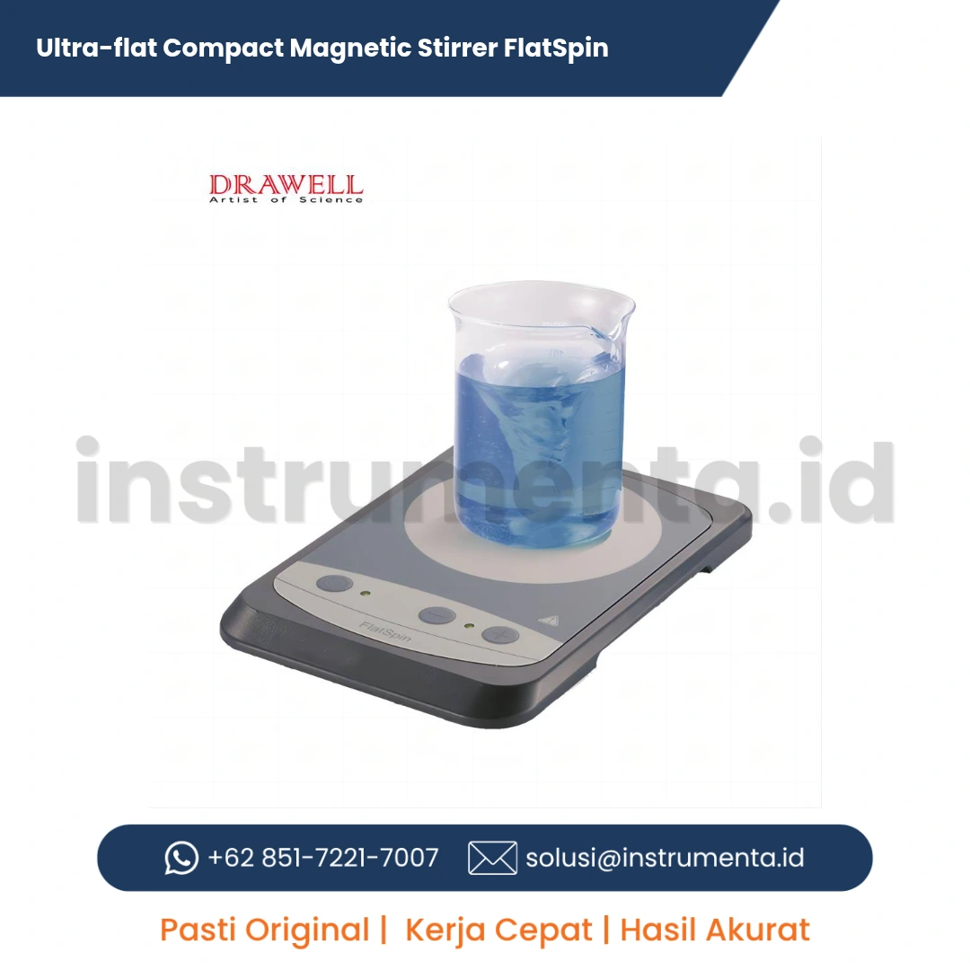 Distributor Resmi Ultra-flat Compact Magnetic Stirrer FlatSpin Ready Stock